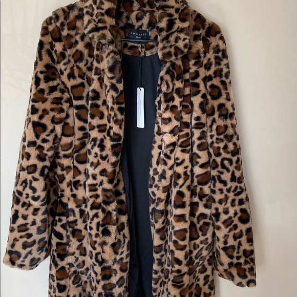 Faux Fur, Leopard print coat - Picture 6 of 10